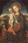 Jacopo Bellini Madonna and Child Adored by Lionello d'Este Spain oil painting artist